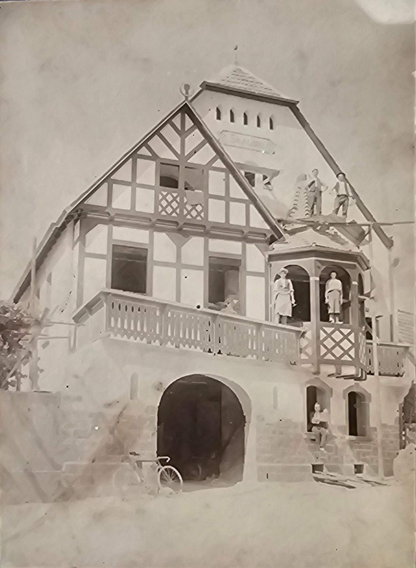 Der 1908 von August Karl Burkard erbaute "Saalbau"