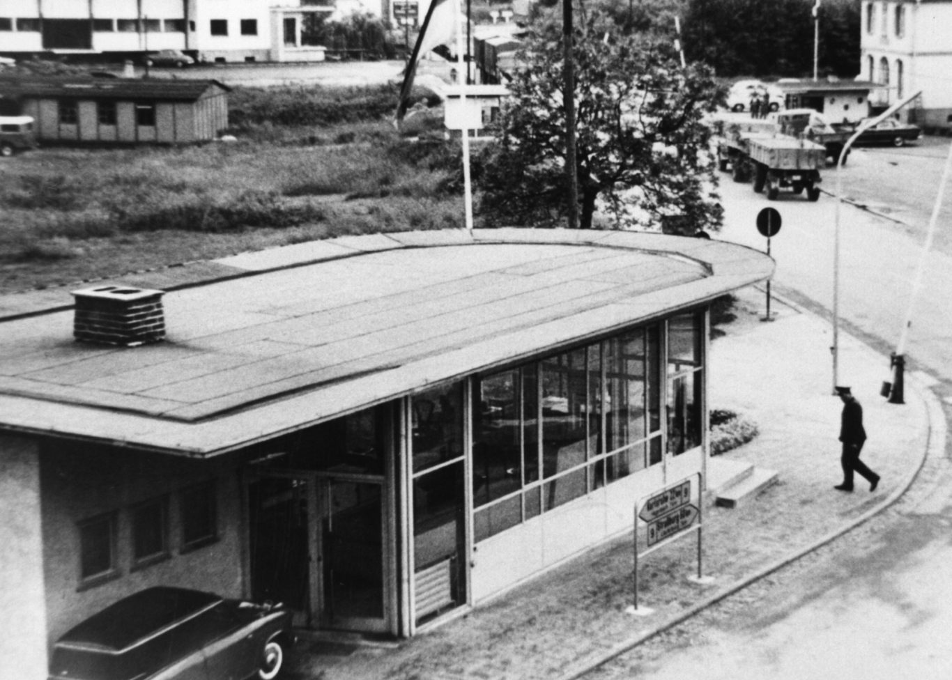 Der neue Zollpavillon in Neulauterburg.