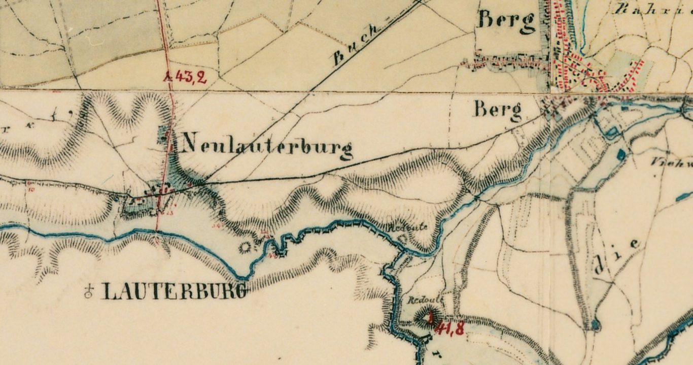 Lauterburg, Neulauterburg und Berg