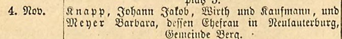 1891
Der o.g. Wirth und Kaufmann J. Knapp meldet Konkurs an, veröffentlicht in der Bayerischen Handelszeitung vom 15.11.1891