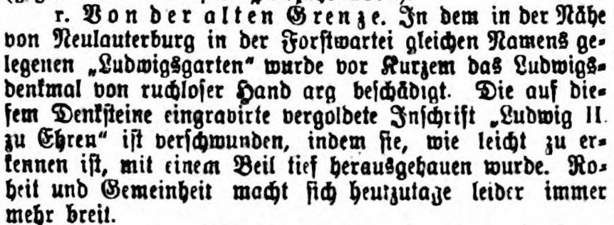 Pfälzischer Kurier Ludwigshafen, 22.9.1875.