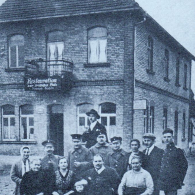 Auch das Gasthaus "Zur fröhlichen Pfalz" hat den 2. Weltkrieg nicht überstanden und wurde komplett abgerissen