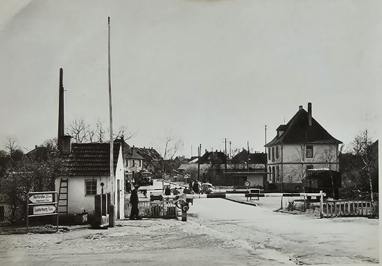 Grenzübergang, etwa 1950er Jahre