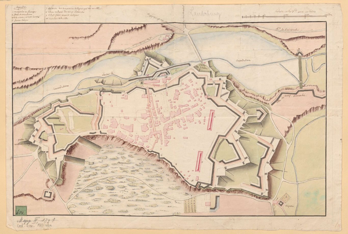 Festung Lauterburg, 1720-1780