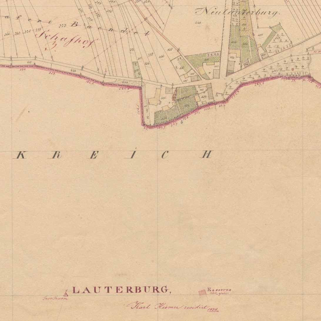 Messpunkte 1838